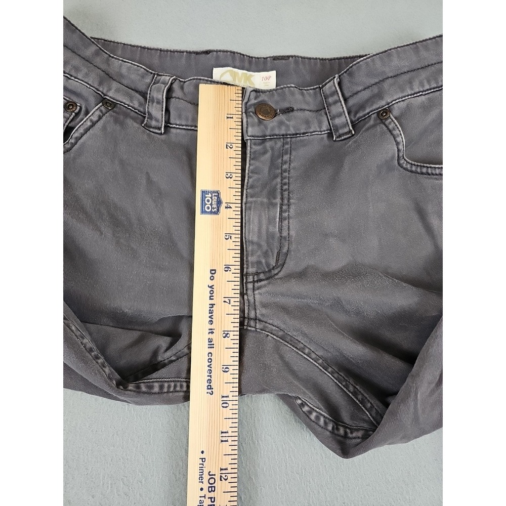 Mountain Khakis Women's Size 10P 33x29 Gray Bootcut Stretch Work Pants - Picture 3 of 9